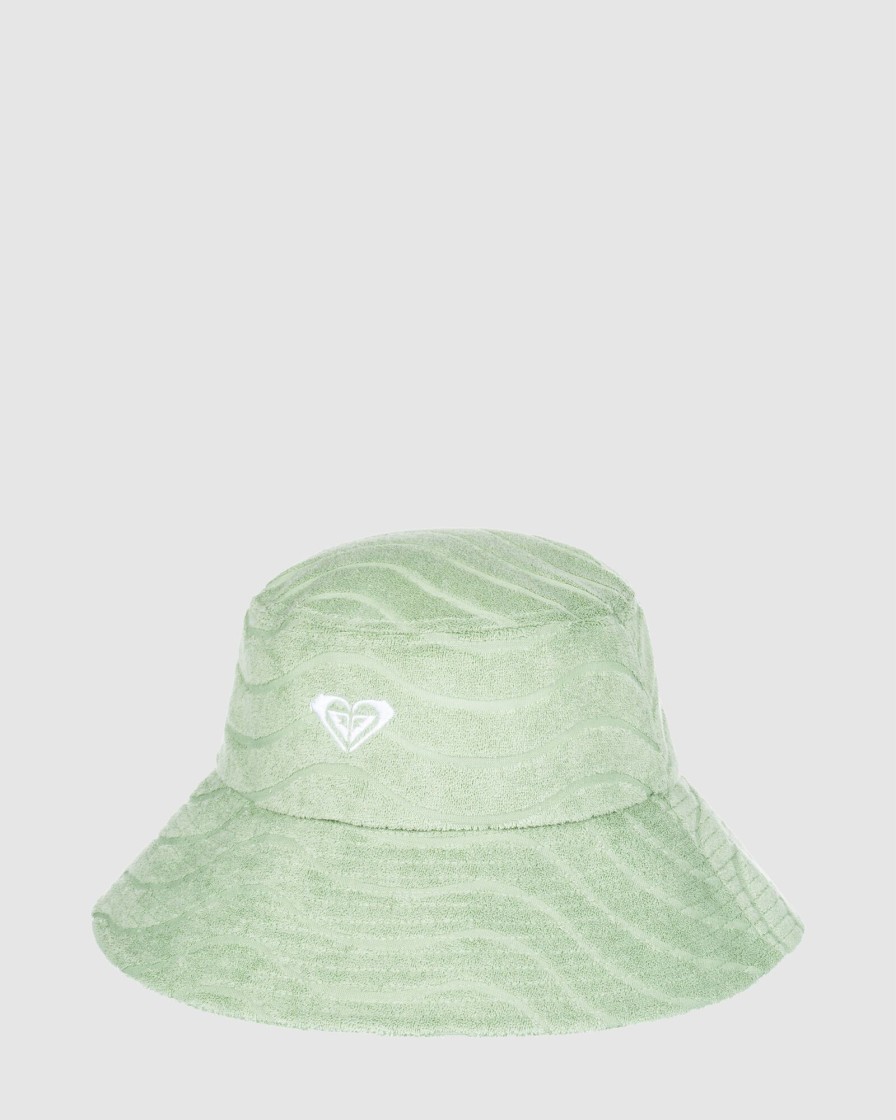 Women ROXY Headwear | Womens Sunny Palm Bucket Hat