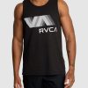 Men RVCA Singlets & Tanks | Va Rvca Blur Tank Top