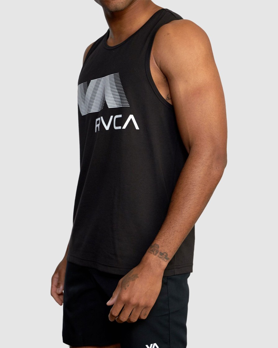 Men RVCA Singlets & Tanks | Va Rvca Blur Tank Top