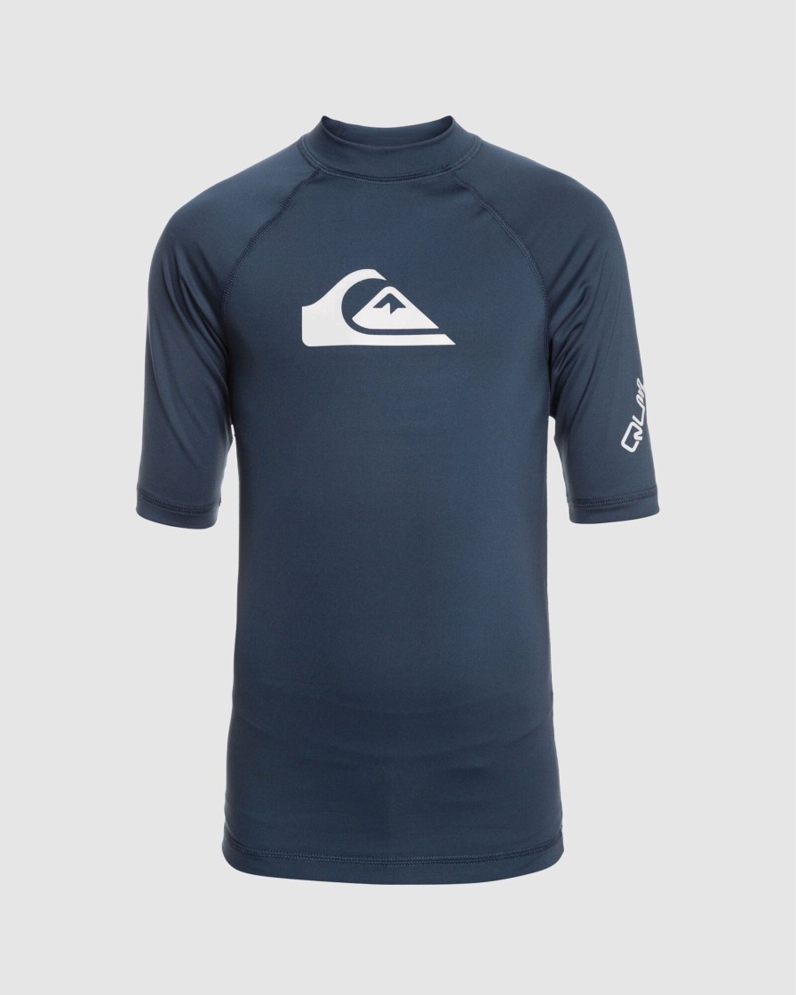 Youth QUIKSILVER Clothing | Boys 8-16 All Time Short Sleeve Rash Vest