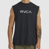 Men RVCA Singlets & Tanks | Big Rvca Washed Muscle