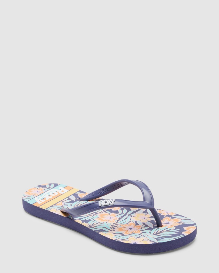 Youth ROXY Footwear | Girls Viva Stamp Sandals