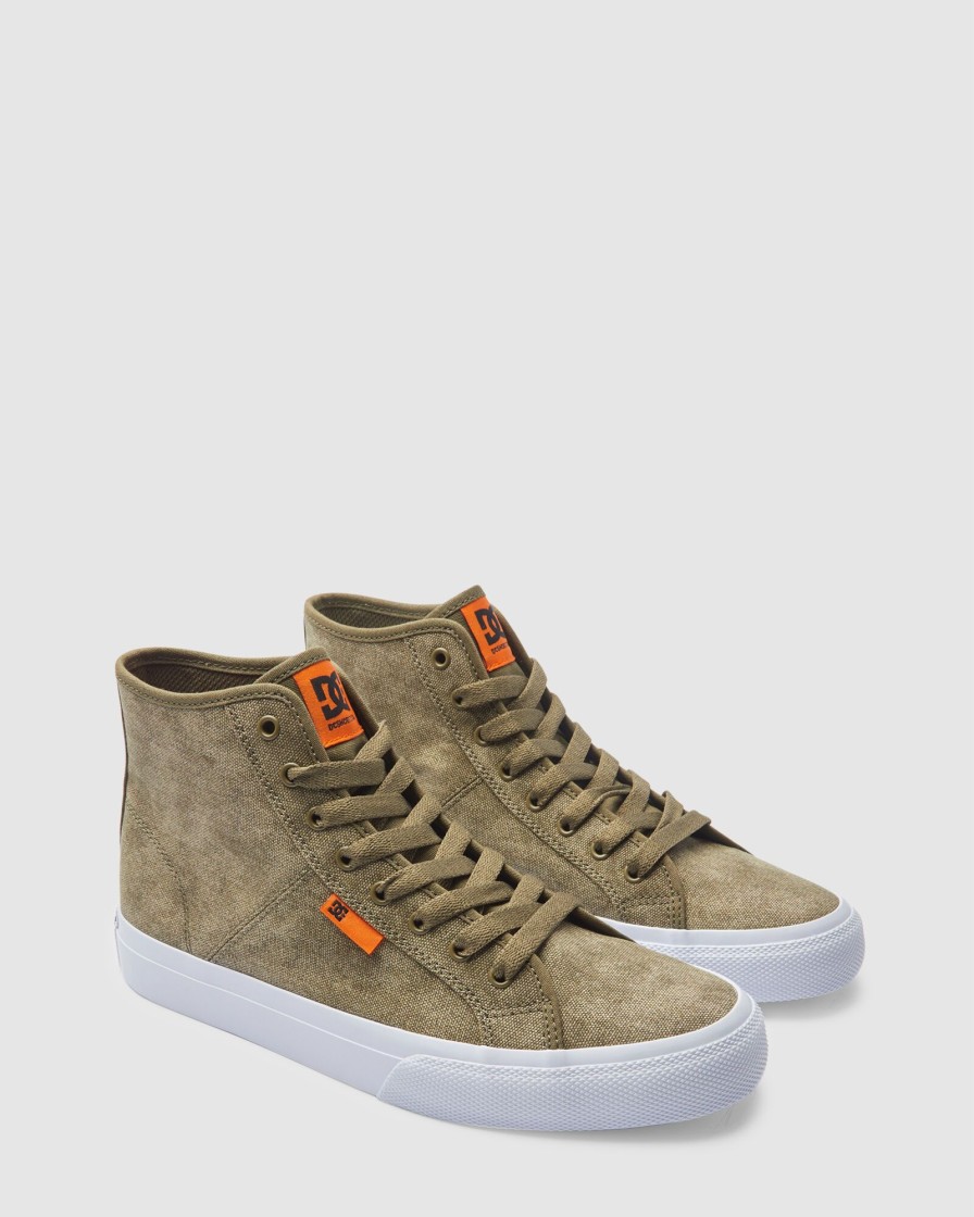 Men DC SHOES Sneakers | Men'S Manual Hi Textile Shoes