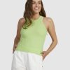 Women ROXY Tops | Womens Baseline Rib Knit Vest Top