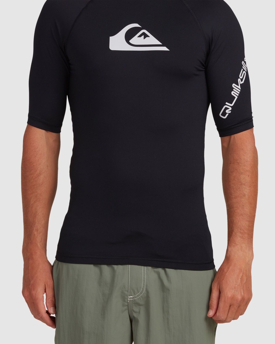 Men QUIKSILVER Rashvests | Mens All Time Short Sleeve Rash Vest