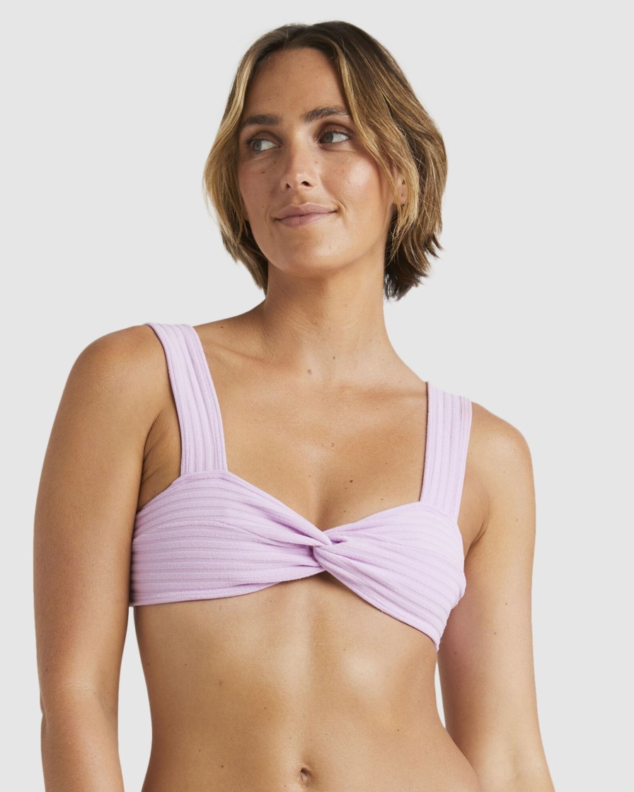 Women BILLABONG Bikini Tops | Terry Rib Kali Bralette