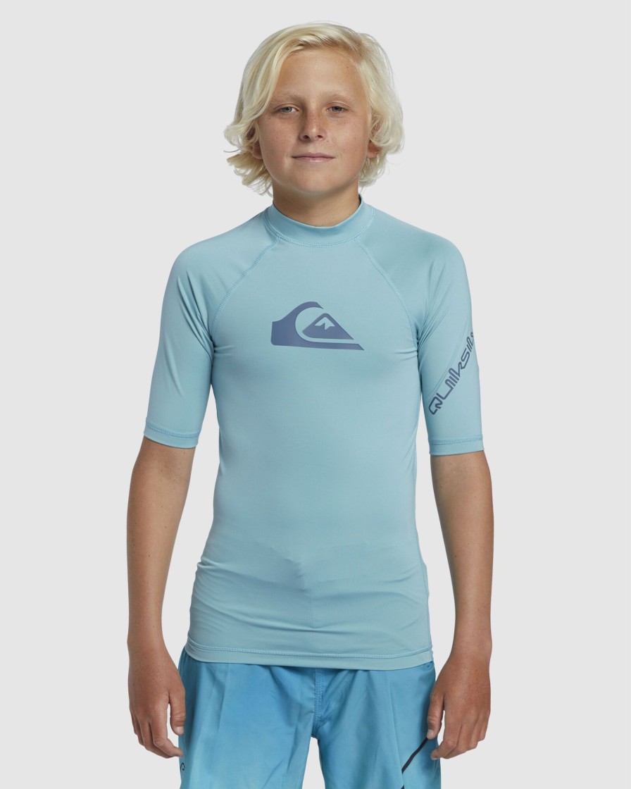 Youth QUIKSILVER Clothing | Boys 8-16 All Time Short Sleeve Rash Vest