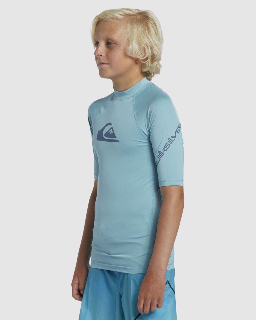 Youth QUIKSILVER Clothing | Boys 8-16 All Time Short Sleeve Rash Vest