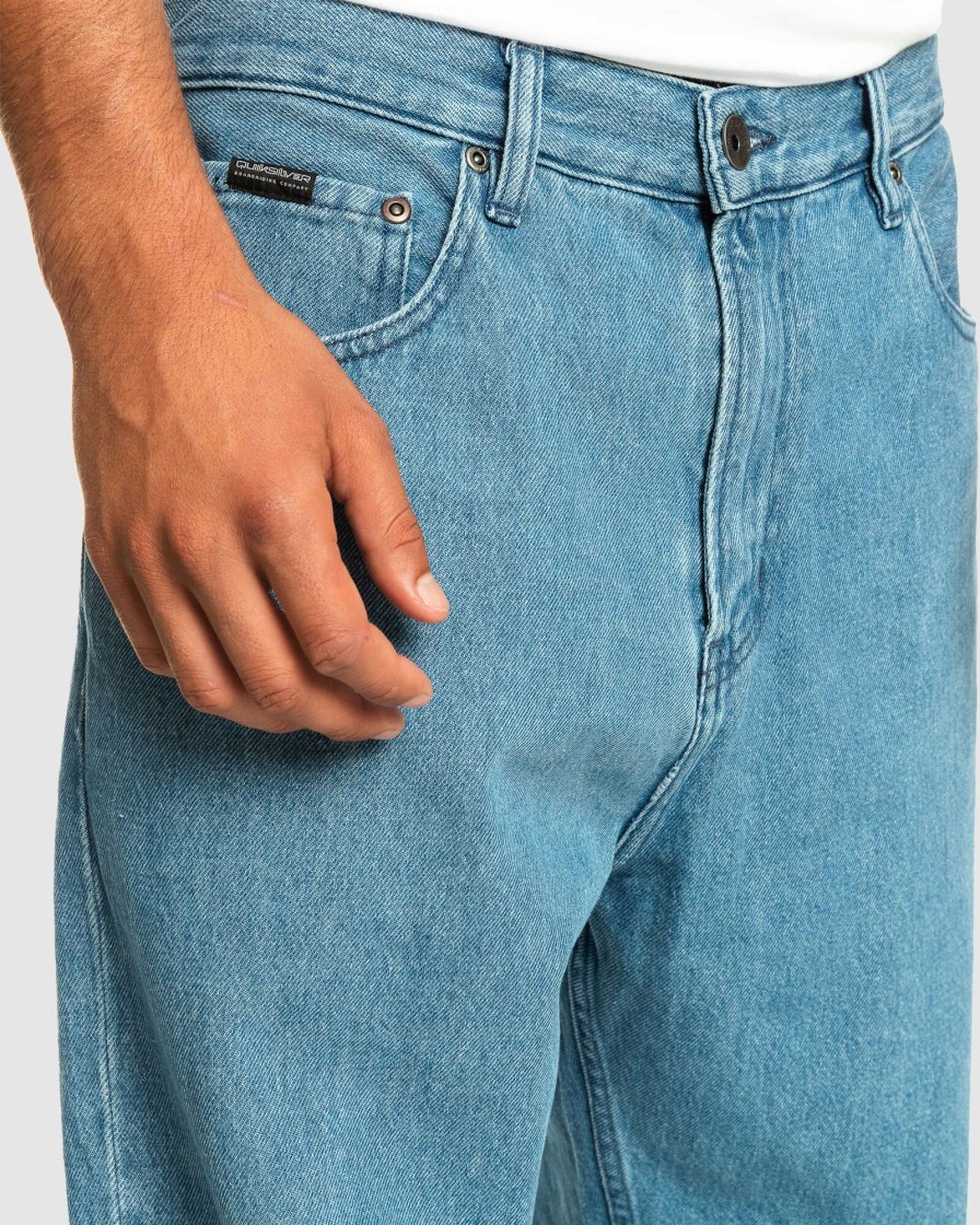 Men QUIKSILVER Jeans | Mens Baggy Nineties Wash Jeans