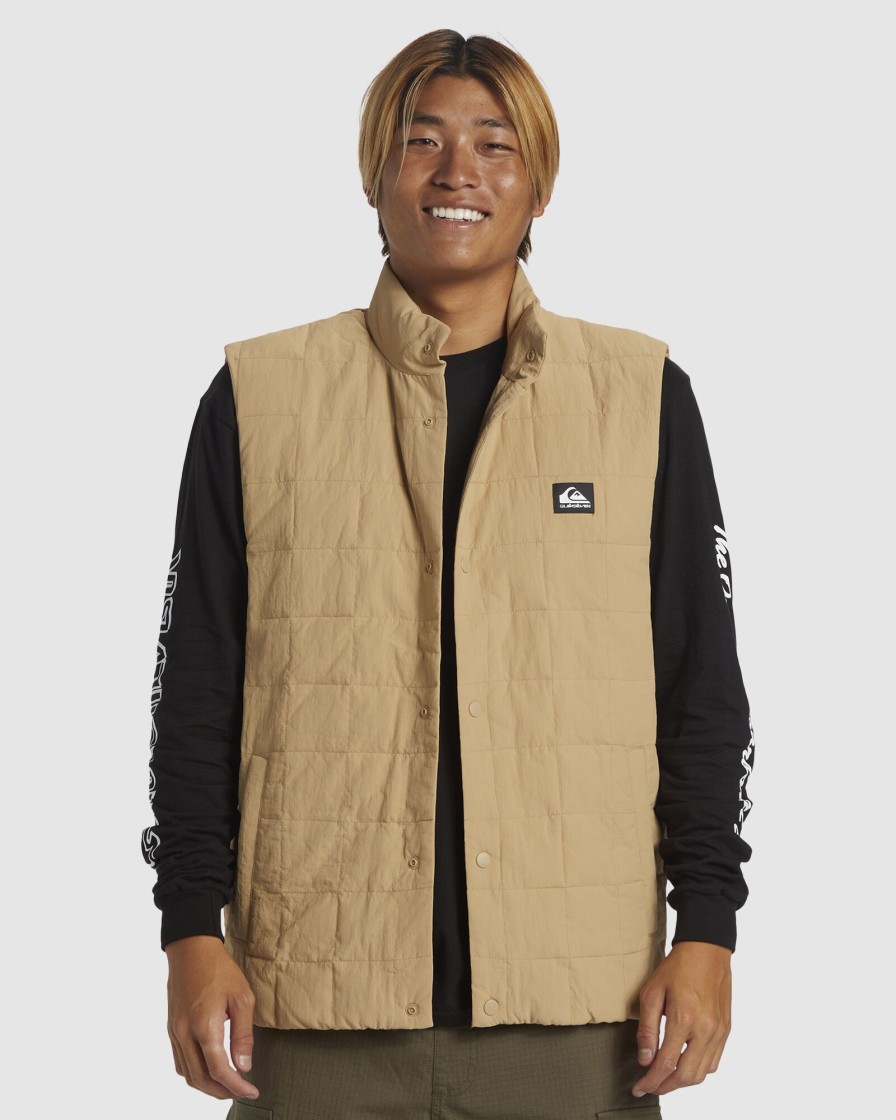 Men QUIKSILVER Jackets | Forest Jungle Gilet