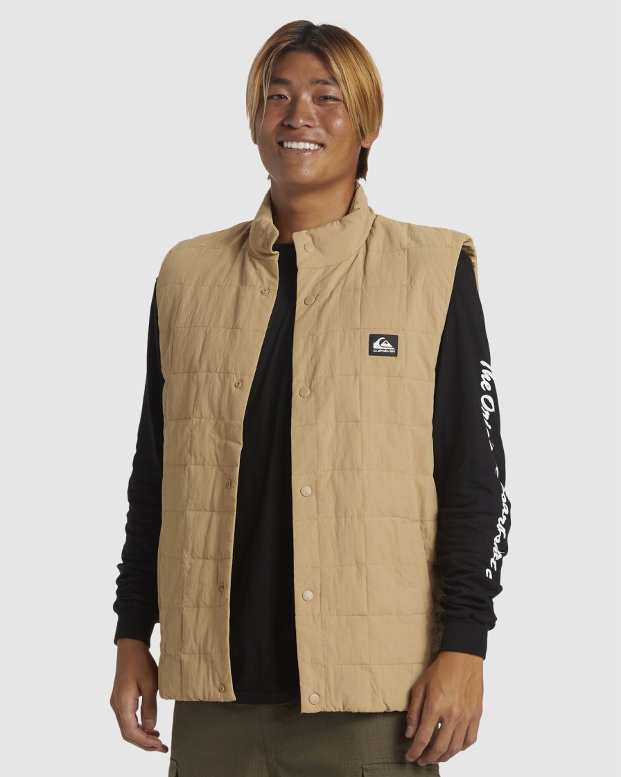 Men QUIKSILVER Jackets | Forest Jungle Gilet