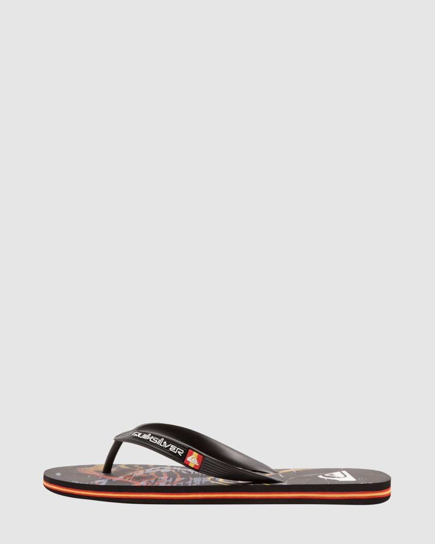 Men QUIKSILVER Thongs | Mens Molokai Highline Scallop Flip-Flops