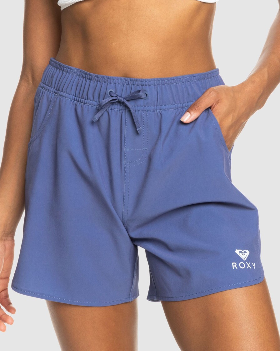 Women ROXY Overswim | Womens Roxy Wave 5" Board Shorts