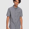 Men QUIKSILVER Shirts | Mens Winfall Short Sleeve Shirt