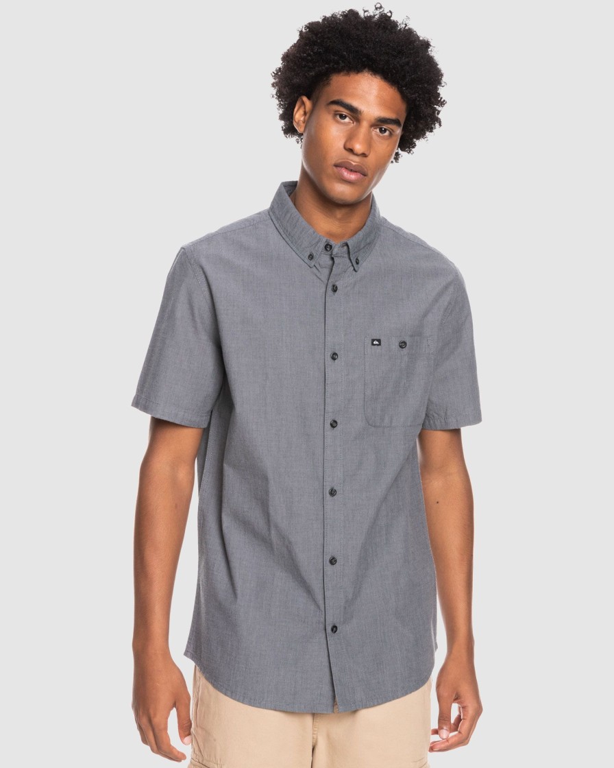 Men QUIKSILVER Shirts | Mens Winfall Short Sleeve Shirt