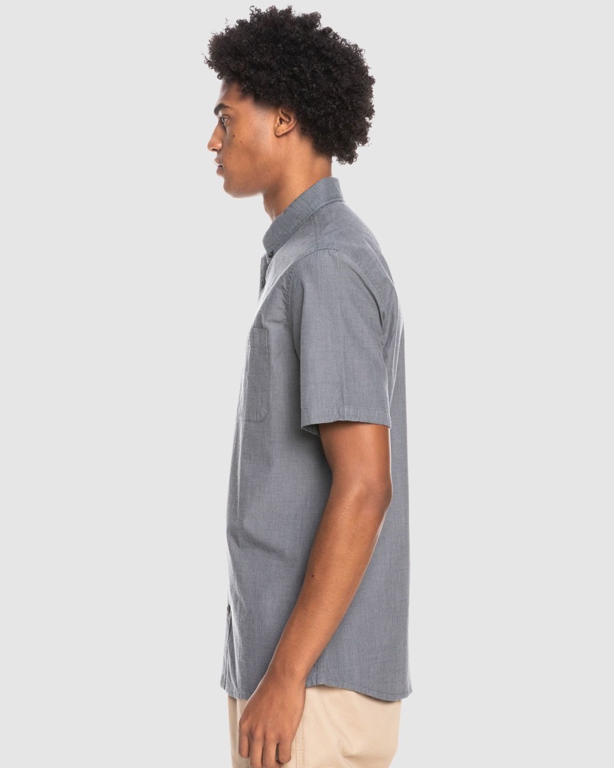 Men QUIKSILVER Shirts | Mens Winfall Short Sleeve Shirt