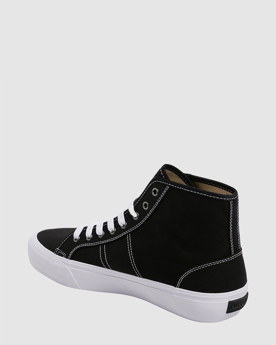 Men KUSTOM Casual | World-Wide Hi Black White