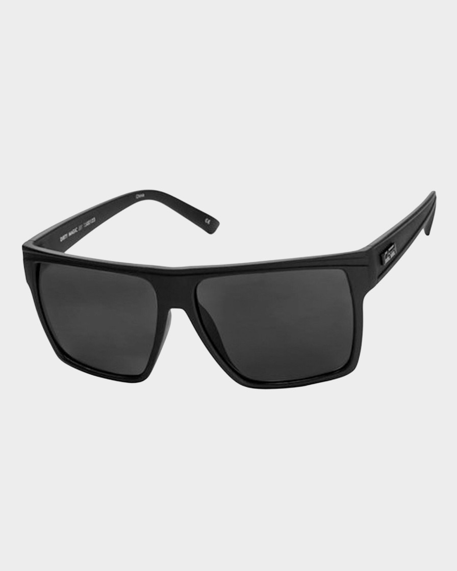 Men LE SPECS Sunglasses | Dirty Magic Black Rubber