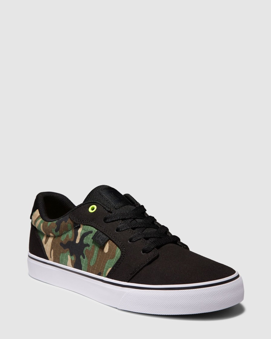 Men DC SHOES Sneakers | Men'S Anvil Canvas Shoes