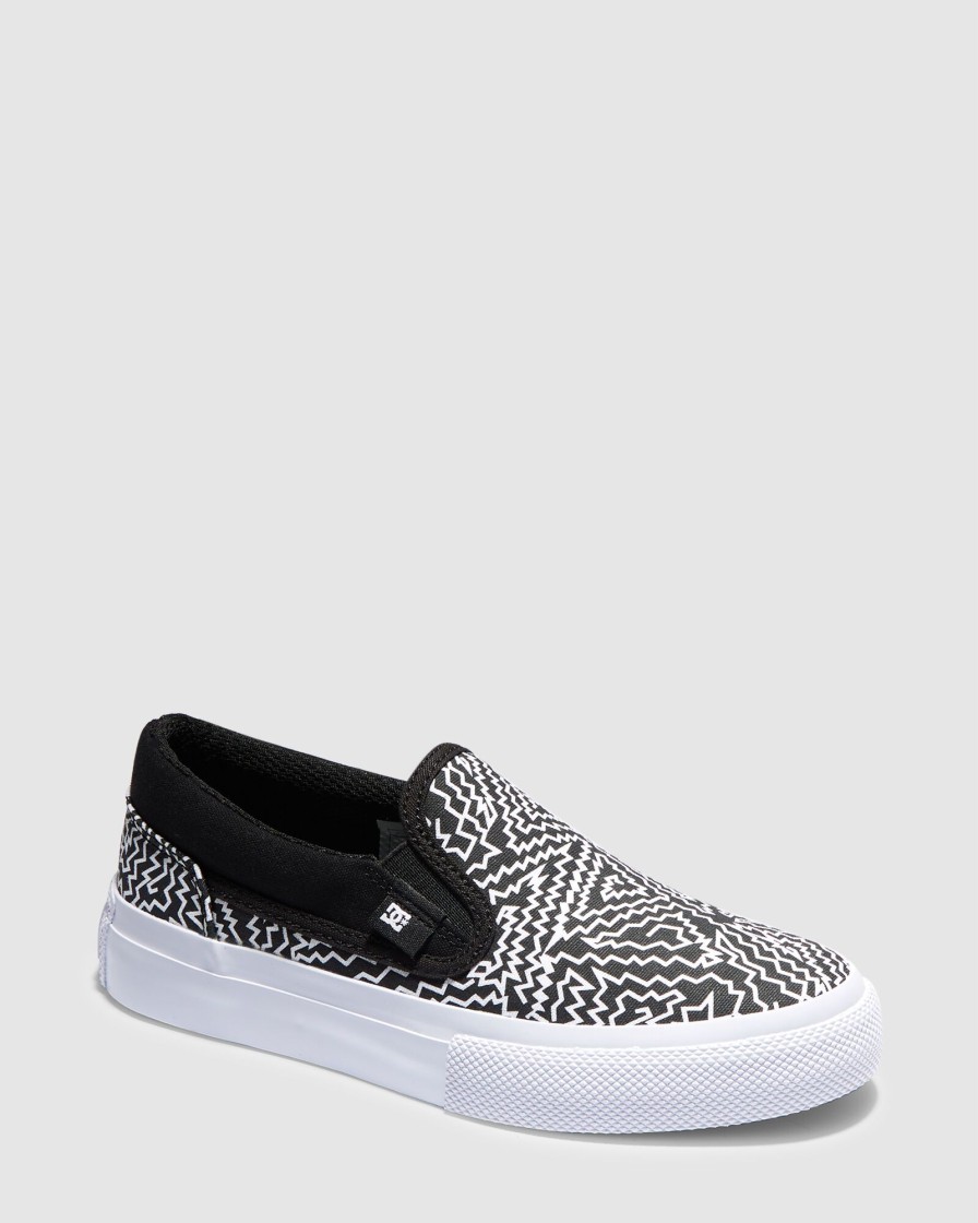 Youth DC SHOES Footwear | Manual Slip-On