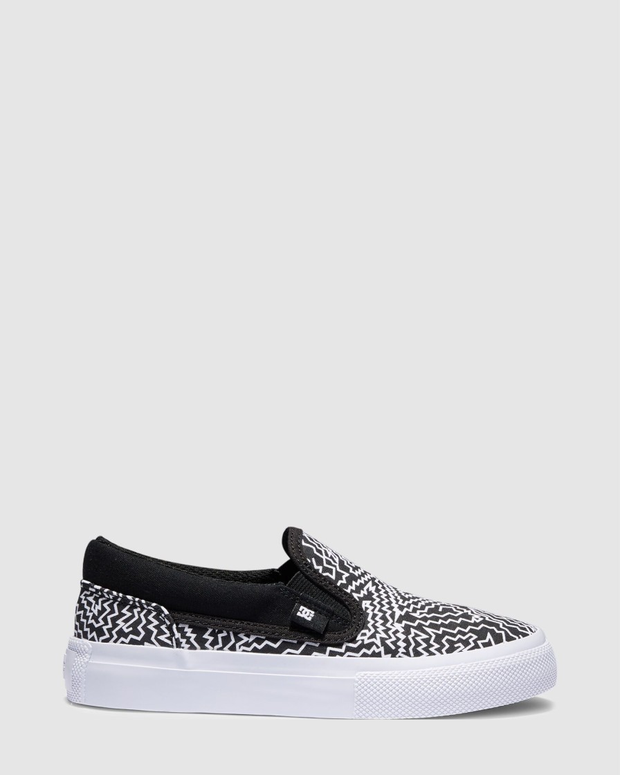 Youth DC SHOES Footwear | Manual Slip-On