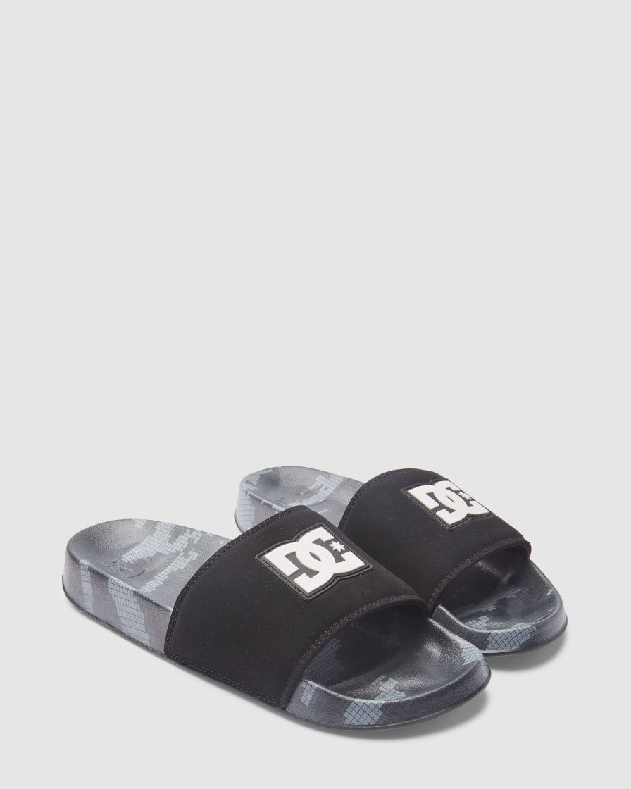 Men DC SHOES Slides | Men'S Dc Slides