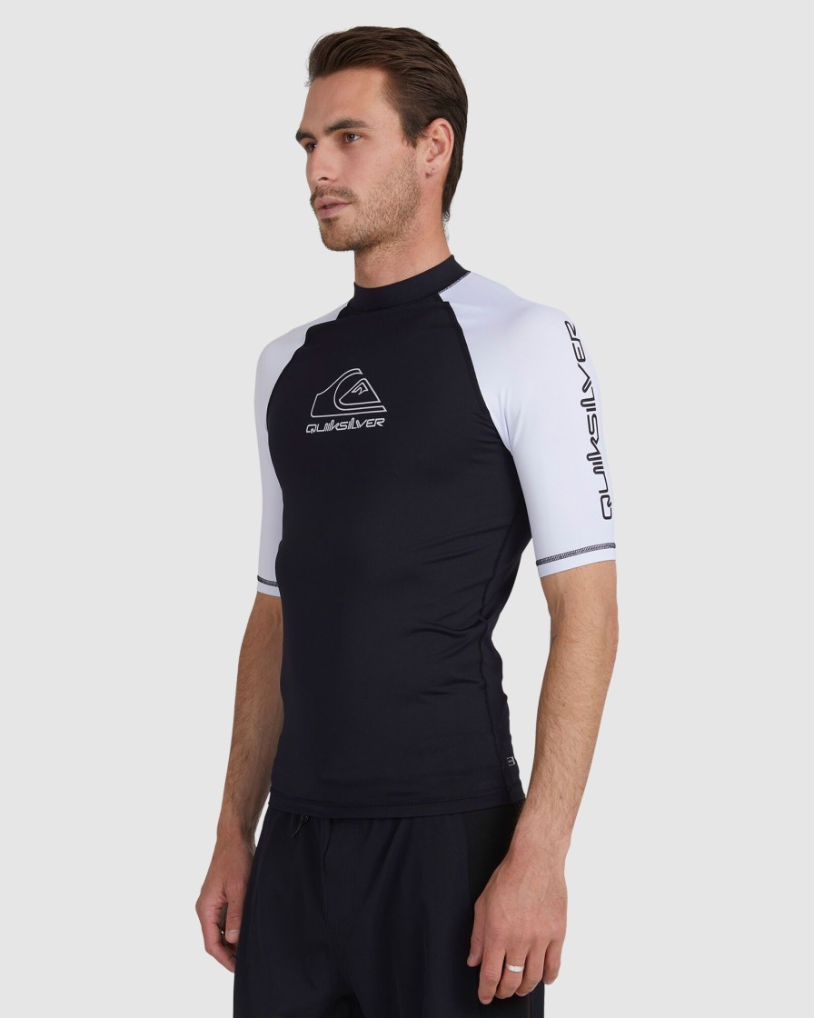 Men QUIKSILVER Rashvests | Mens On Tour Short Sleeve Rash Vest