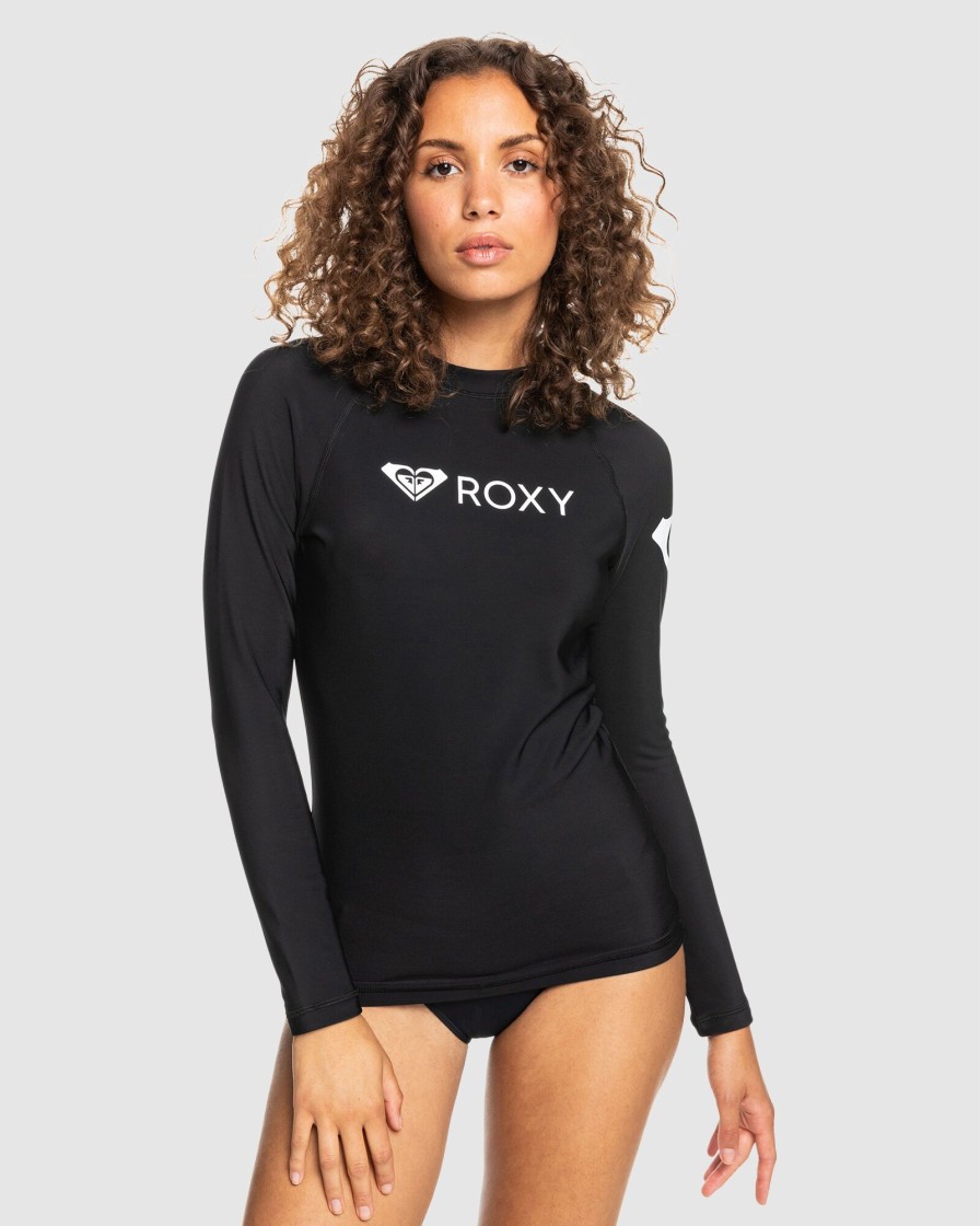 Women ROXY Swim Essentials | Womens Roxy Heater Long Sleeve Thermal Rash Guard