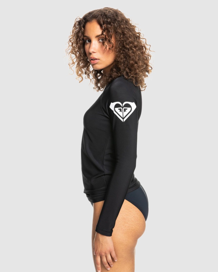 Women ROXY Swim Essentials | Womens Roxy Heater Long Sleeve Thermal Rash Guard