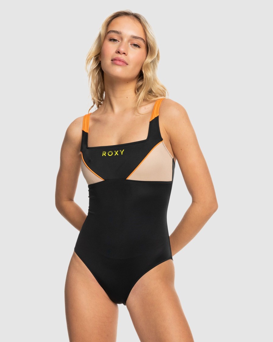 Women ROXY One Pieces | Womens Roxy Active Active One-Piece Swimsuit