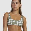 Women RVCA Bikini Tops | Waves Scooped Bralette Bikini Top