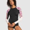 Women ROXY Rashvests | Womens Roxy Active Long Sleeve Upf 50 Rash Vest