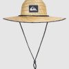 Men QUIKSILVER Headwear | Mens Dredged Straw Lifeguard Hat