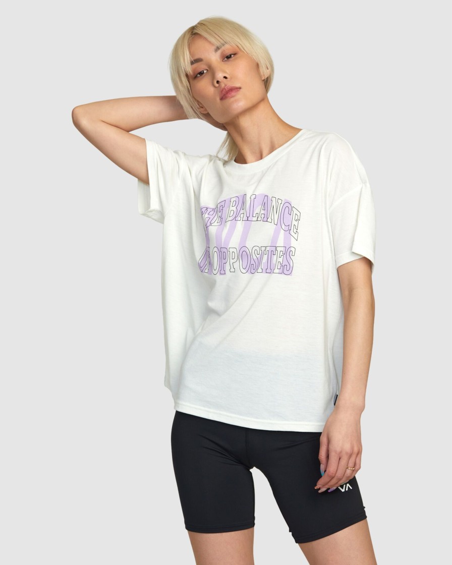 Women RVCA Tops | Balance Oversized Tee