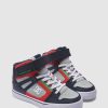 Youth DC SHOES Footwear | Kids' Pure High Elastic Lace High-Top Shoes