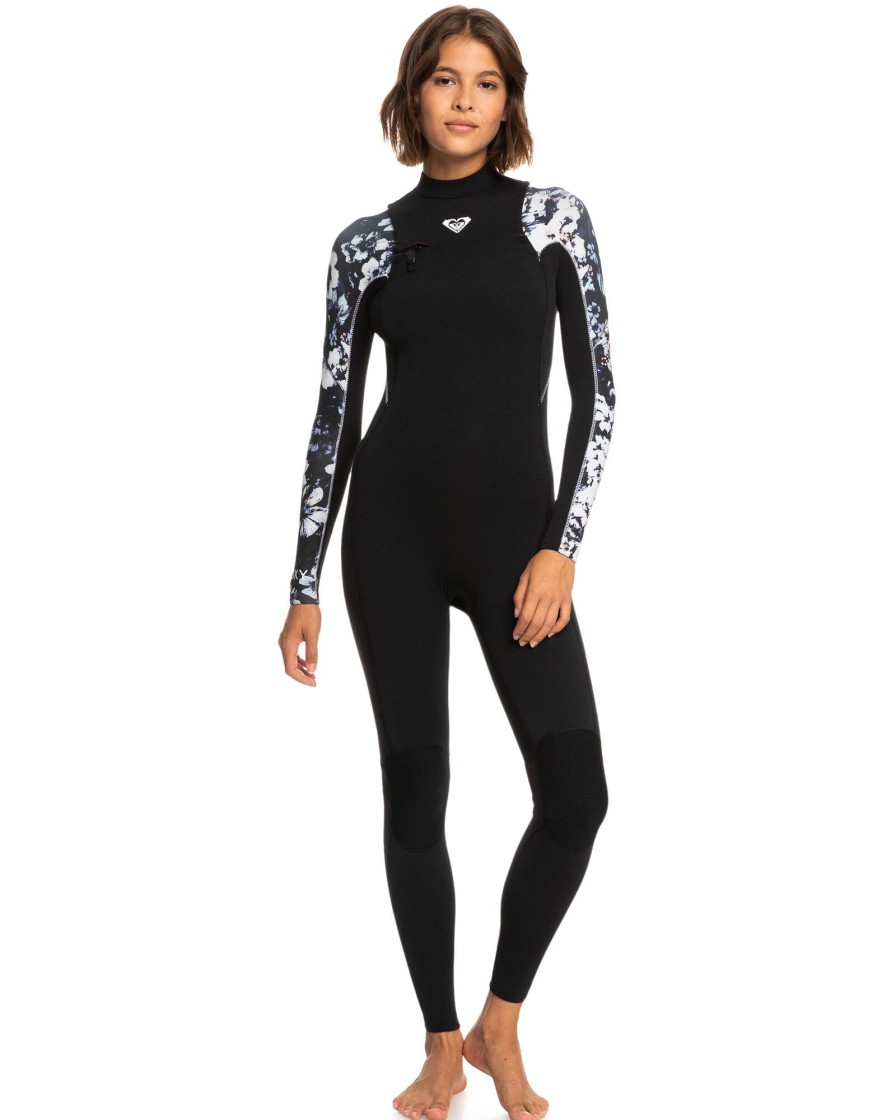 Women ROXY Wetsuits | 3/2Mm Elite Chest Zip Wetsuit