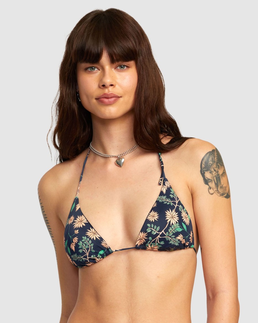 Women RVCA Bikini Tops | Byrd Halter Triangle