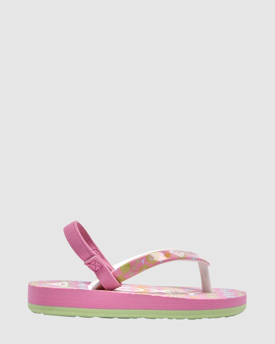 Youth ROXY Footwear | Girls Pebbles Flip-Flops