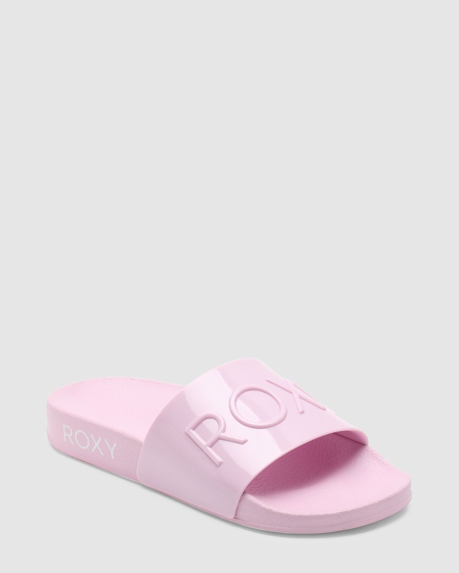 Youth ROXY Footwear | Girls Slippy Jelly Slider Sandals