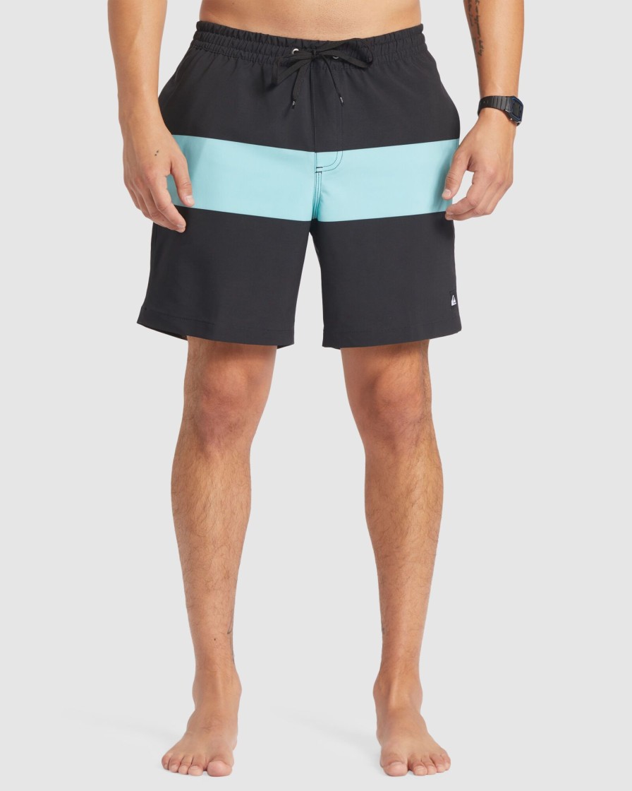 Men QUIKSILVER Boardshorts | Mens Surfsilk Mix 17" Swim Shorts