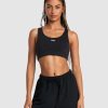 Women RVCA Socks & Underwear | Va Essential Mid Support Sports Bra