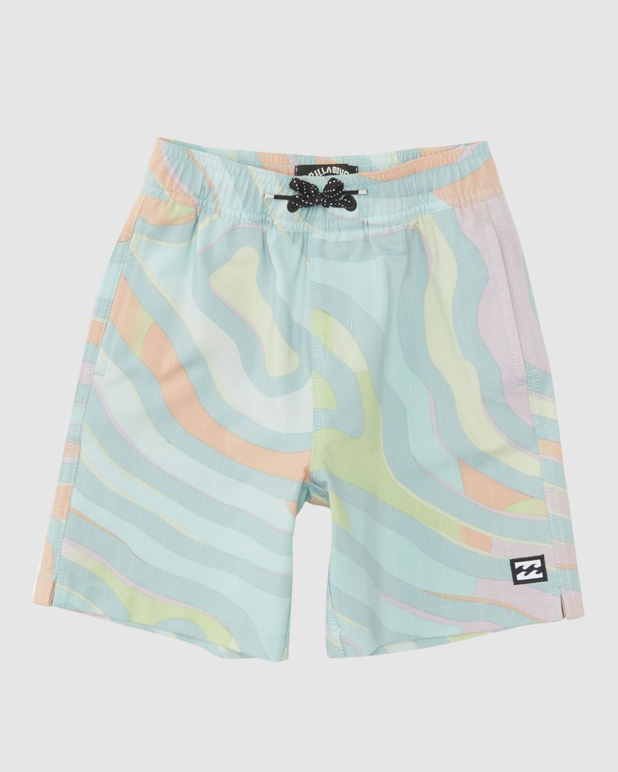 Youth BILLABONG Clothing | Boy'S (2-7) Sundays Layback Boardshorts