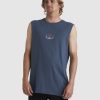 Men QUIKSILVER Singlets & Tanks | Mens Peaceful Chaos Muscle T-Shirt