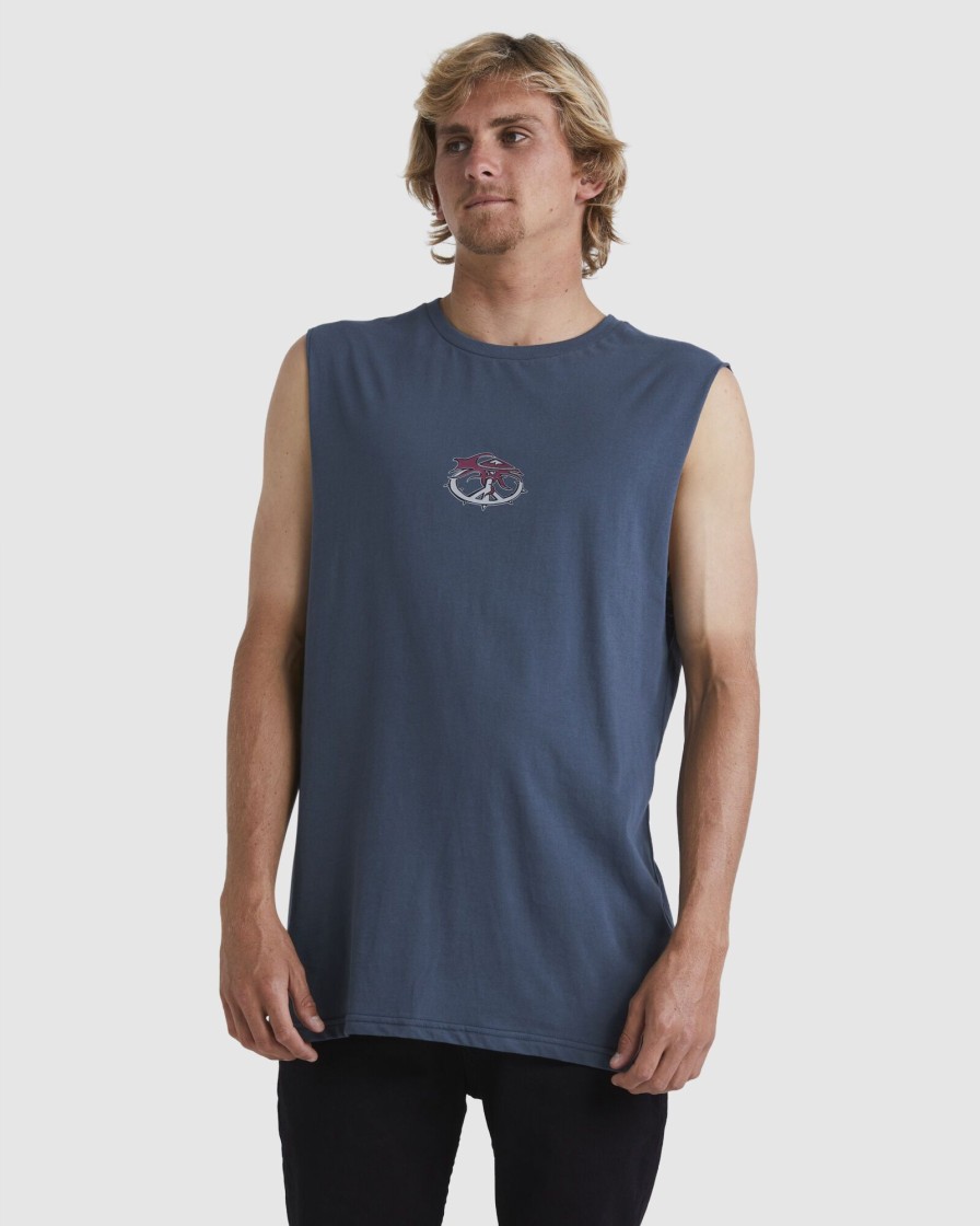 Men QUIKSILVER Singlets & Tanks | Mens Peaceful Chaos Muscle T-Shirt