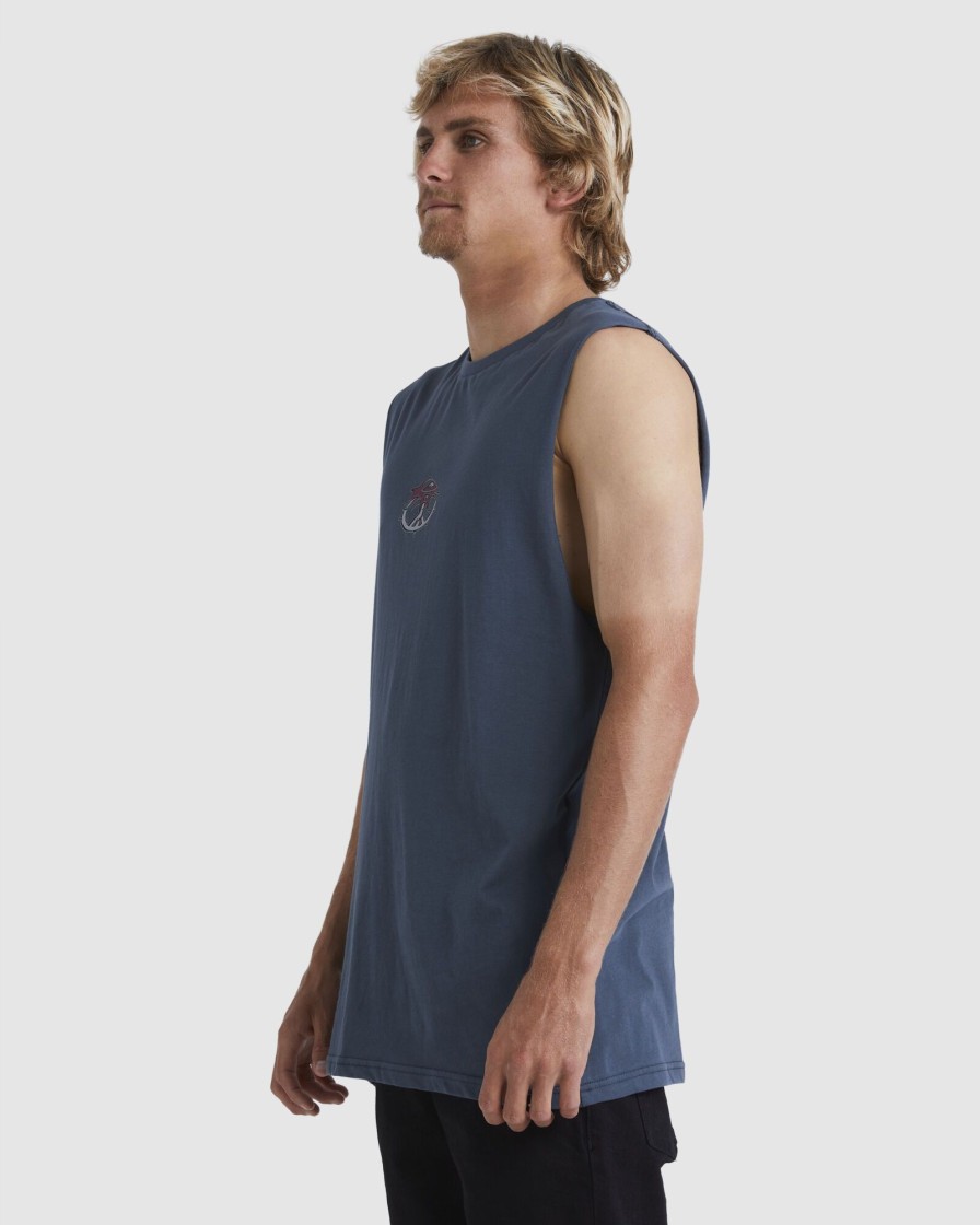 Men QUIKSILVER Singlets & Tanks | Mens Peaceful Chaos Muscle T-Shirt