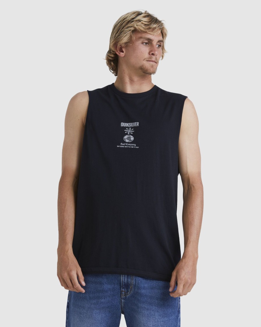 Men QUIKSILVER Singlets & Tanks | Mens Quik Ways Muscle T-Shirt