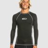 Men QUIKSILVER Rashvests | Mens Saturn Protection Long Sleeve Upf 50 Rash Vest