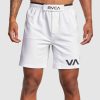 Men RVCA Shorts | Grappler Elastic Walkshorts 17"