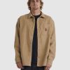 Men QUIKSILVER Shirts | Mens Tridagger Long Sleeve Corduroy Shirt