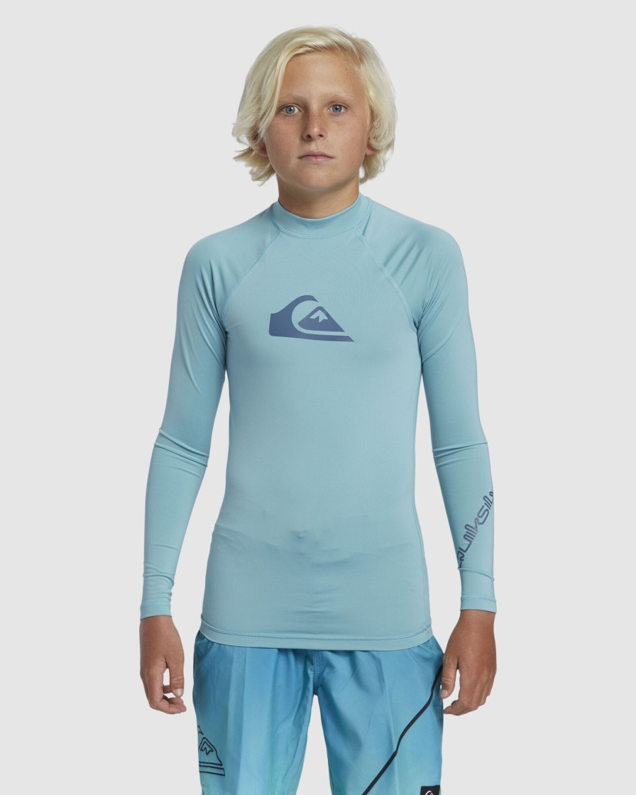 Youth QUIKSILVER Clothing | Boys 8-16 All Time Long Sleeve Upf 50 Rash Vest